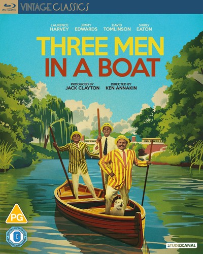 Three men boat - in,