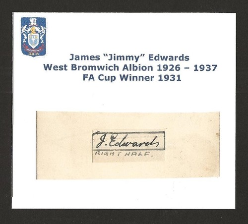 Jimmy edwards west bromwich - edwards,