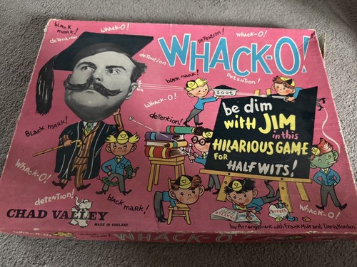 Rare whack board game 1960 - rare,