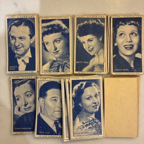 1950 turf radio celebrities - 1950, "turf"